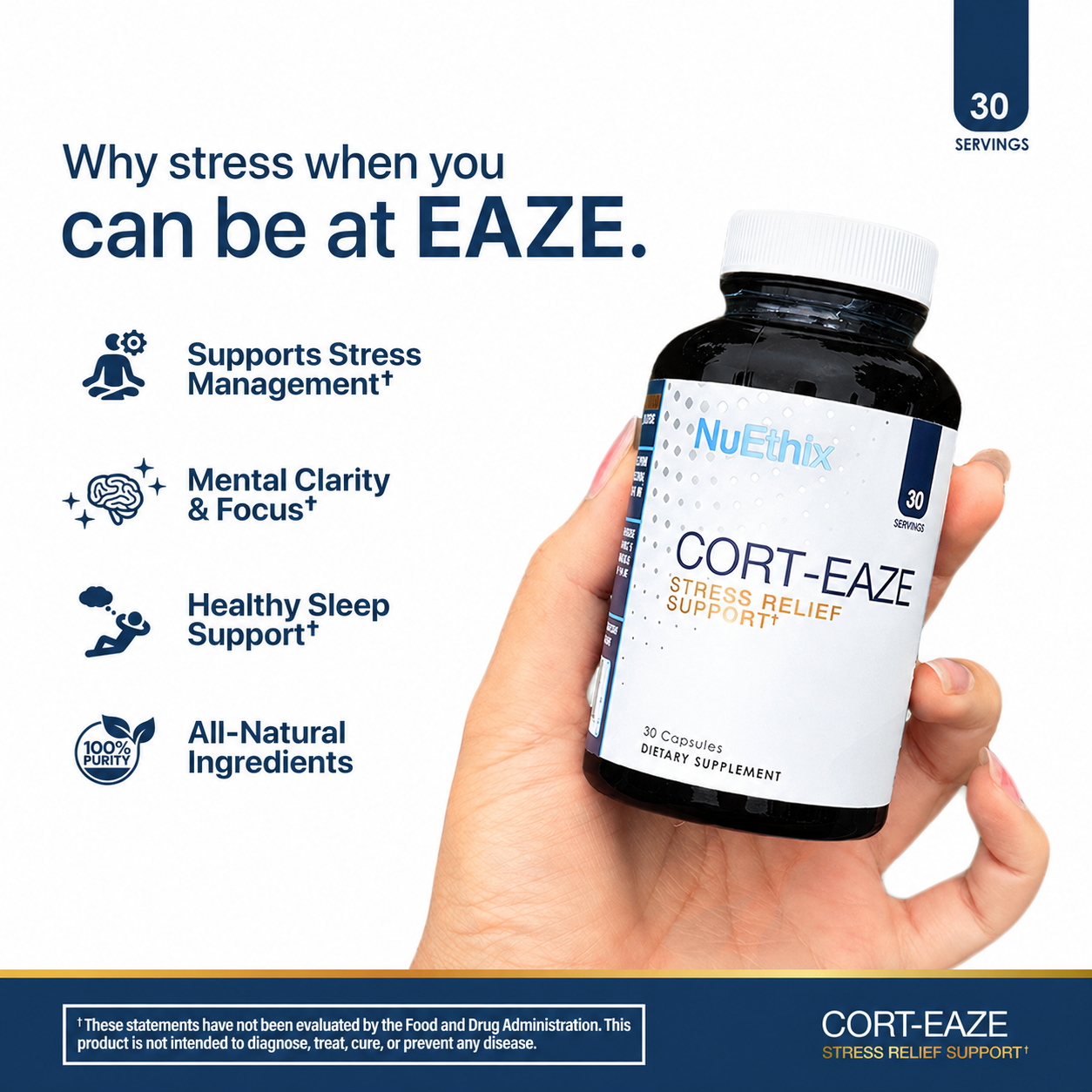 Cort-Eaze Stress & Recovery Support