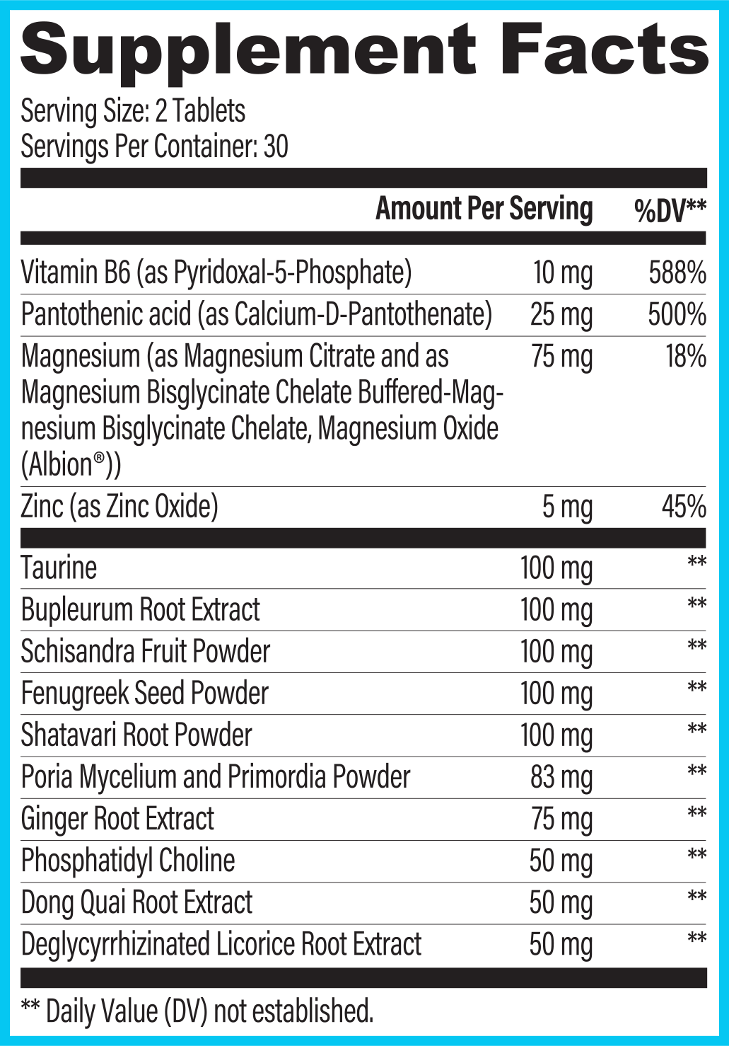 Supplement Facts